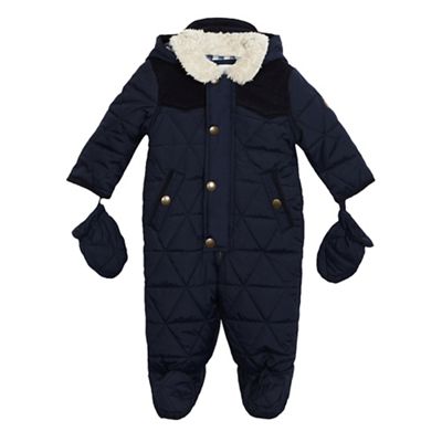 J by Jasper Conran Baby boys' quilted padded snowsuit